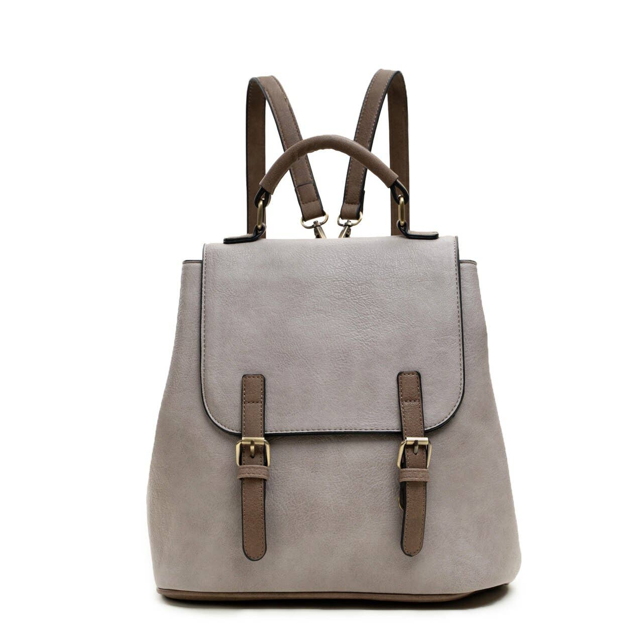 Jen & Co. - BP1891 Brooks Convertible Backpack/Shoulder Bag